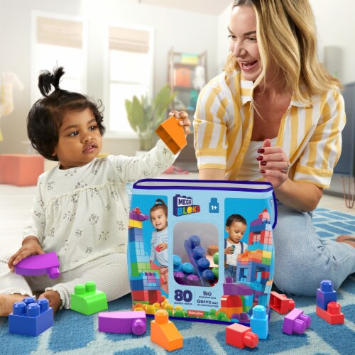Mega Bloks® First Builders Big Building Blocks Bag Perspective: top