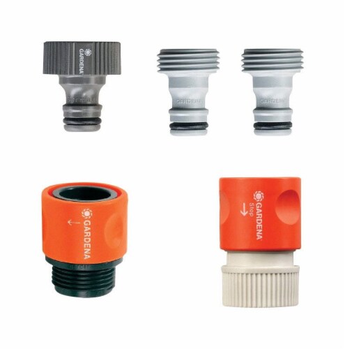 Gardena Classic Assorted Connections Plastic Quick Connect Connector Starter Kit Perspective: top