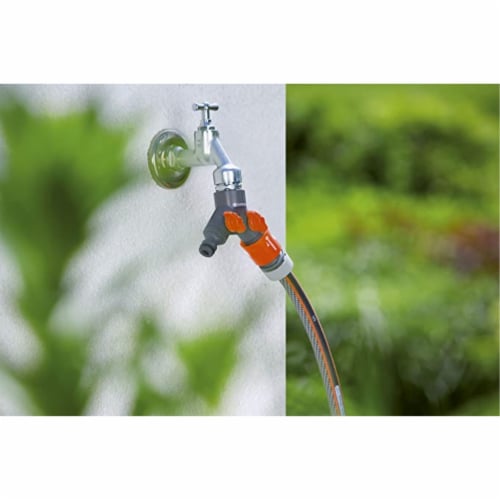 Gardena Twin Tap Connector - Nylon Perspective: top