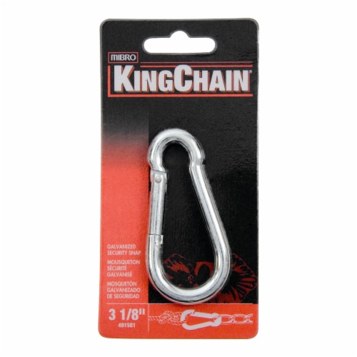 Mibro Kingchain Security Snap Galvanized Perspective: top
