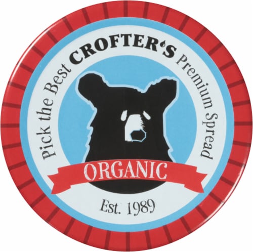 Crofter's® Organic Wild Blueberry Premium Fruit Spread Perspective: top