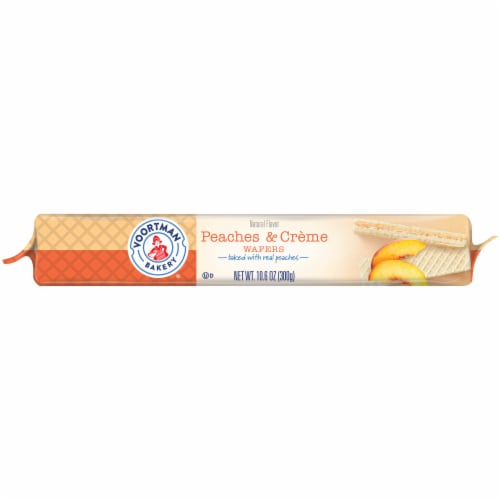 Voortman™ Peaches & Creme Wafers Perspective: top