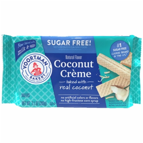Voortman Bakery Sugar Free Wafers Variety Pack | Coconut Creme, Key Lime, Lemon and Orange Cr Perspective: top