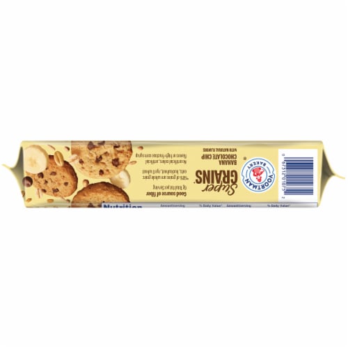 Voortman® Super Grains Banana Chocolate Chip Cookies Perspective: top