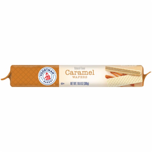 Voortman Bakery Caramel Layered Wafers Perspective: top
