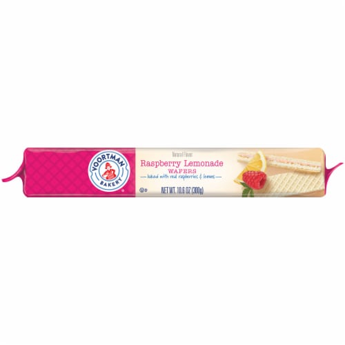 Voortman™ Bakery Rasberry Lemonade Wafers Perspective: top