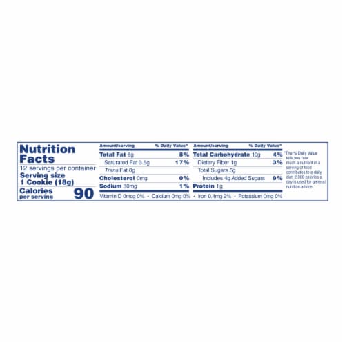 Voortman Bakery® Perfectly Sweet Coconut Cookies Perspective: top