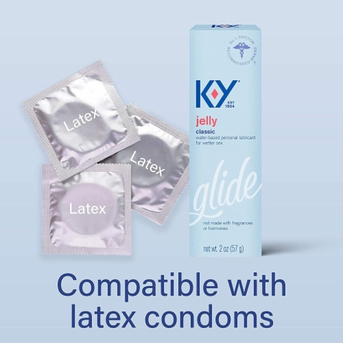 K-Y® Jelly Water-Based Personal Lubricant Perspective: top