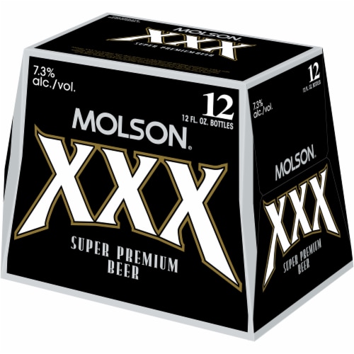 Molson® XXX Super Premium Beer Perspective: top
