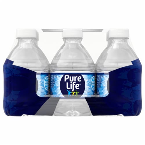 Pure Life Purified Water, 8 Fl Oz, Plastic Bottled Water (12 Pack