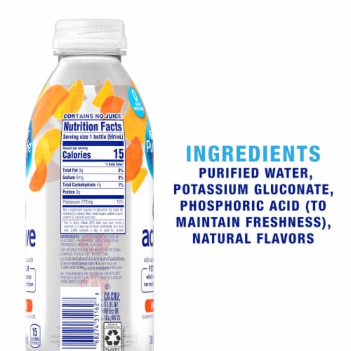 Nestle Pure Life Active Orange Purified Still Water Perspective: top