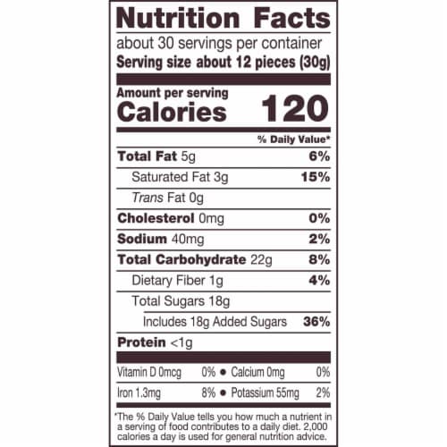 Brookside Dark Chocolate Pomegranate - 2 Pound Perspective: top