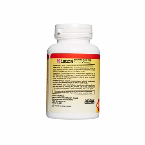 Natural Factors Phosphatidylserine (PS), 30 Soft Gels Perspective: top