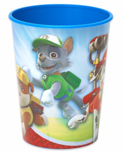 Paw Patrol Sippy Mug/Snack Cup 2 in 1 Blue Red Yellow Chase Marshall Rubel  Zuma