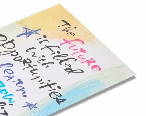 American Greetings Future Graduation Greeting Cards with Glitter Perspective: top