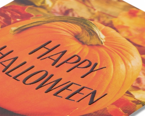 American Greetings Halloween Greeting Cards, 6-Count (Pumpkin) Perspective: top