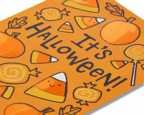 American Greetings Halloween Cards, 6-Count (Candy Corn) Perspective: top