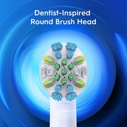 Oral-B Vitality FlossAction Electric Rechargeable Toothbrush Perspective: top
