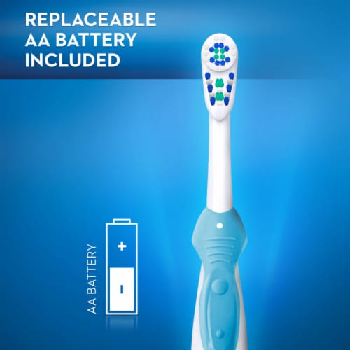 Oral-B Battery Powered Toothbrush Gum Care Colors May Vary Perspective: top