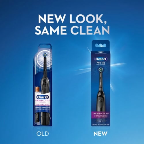 Oral-B PRO Health 100 Cross Action Power Toothbrush Perspective: top