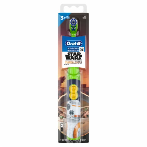 Oral-B® Star Wars™ The Mandalorian Kids Battery Toothbrush Perspective: top