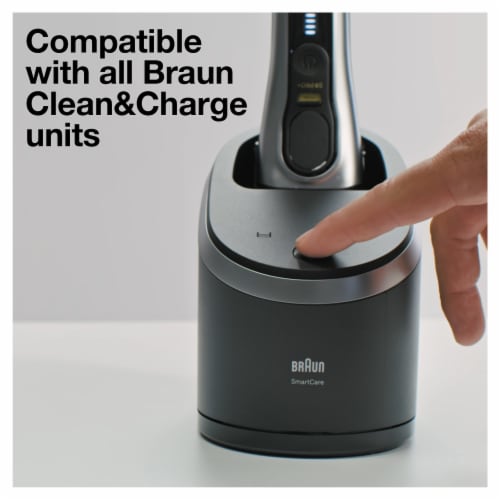 Braun Clean and Charge Station with Cleaning Brush Oil and Refills 4