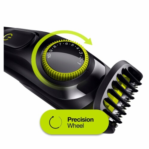 Braun Men's Beard Trimmer and Hair Clipper Perspective: top