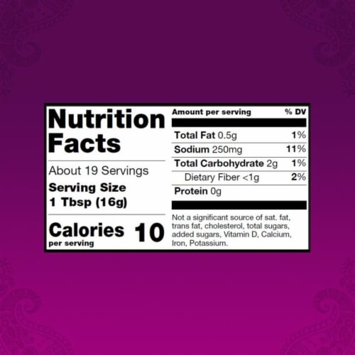 Patak's® Original Tandoori Marinade Spice Paste Perspective: top