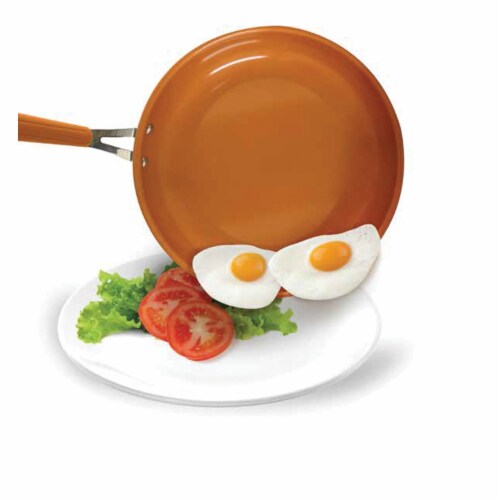 STARFRIT 11 Eco Copper Fry Pan 030083 Perspective: top
