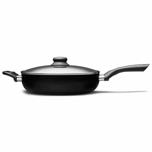 Starfrit Starbasix 034458-002-0000 11-Inch Nonstick Aluminum Deep Fry Pan with Lid Perspective: top