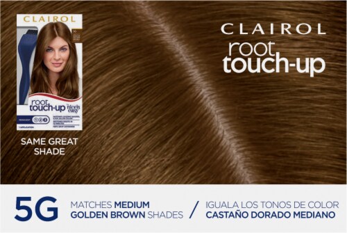 Clairol Permanent Root Touch-Up Kit 5G Medium Golden Brown Perspective: top