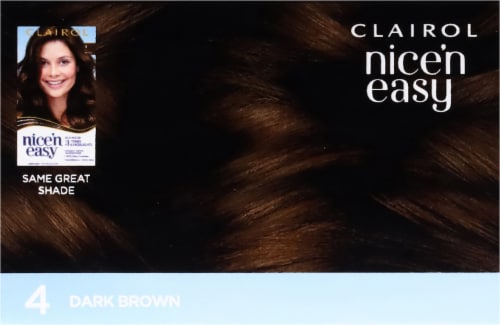 Clairol Nice'n Easy 4 Dark Brown Permanent Hair Color Perspective: top