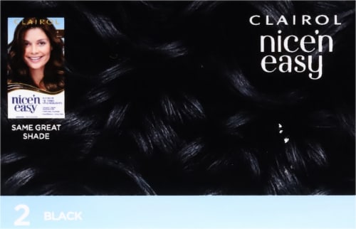 Clairol Nice 'N Easy Permanent Hair Color 2 Black Perspective: top