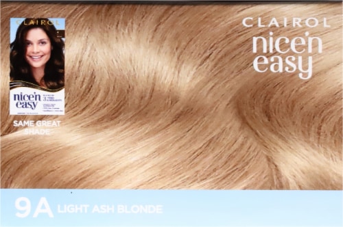 Clairol Nice'n Easy Permanent Hair Color Natural Looking 9A Light Ash Blonde Perspective: top