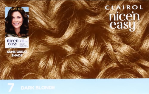 Clairol Nice'n Easy Permanent Hair Color 7 Dark Blonde Perspective: top