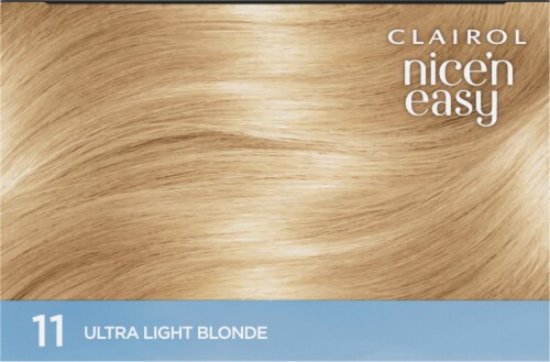 Clairol Nice'n Easy 11 Ultra Light Blonde Permanent Hair Color Perspective: top