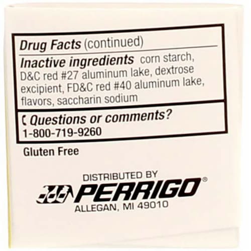 GoodSense Aspirin Pain Reliever Chewable Tablets, Cherry, 81 mg, 36 Ct Perspective: top