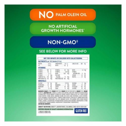 Abbott similac organic infant formula deals with iron