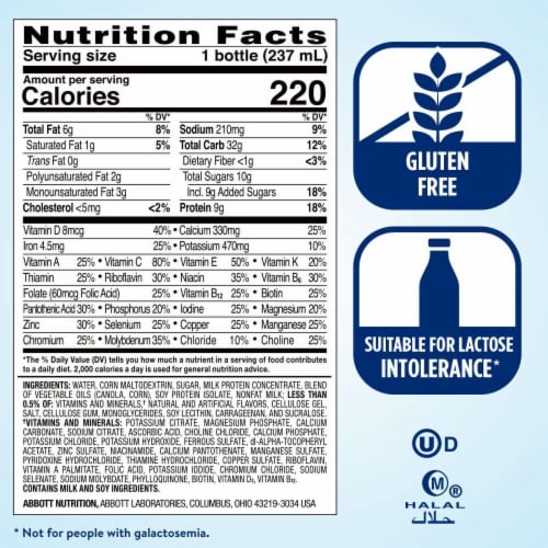 Ensure® Original Butter Pecan Ready-to-Drink Nutrition Shakes Perspective: top