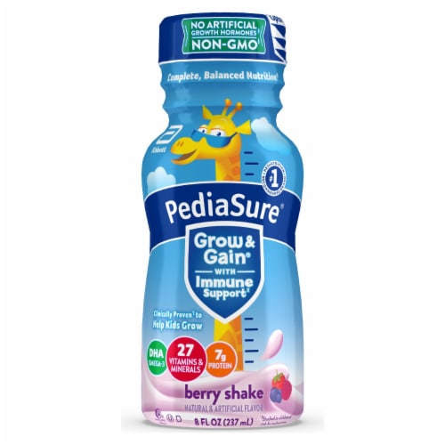 PediaSure Grow & Gain Berry Nutrition Shakes Perspective: top