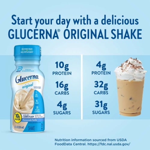 Glucerna® Homemade Vanilla Nutritional Shake Multipack Perspective: top