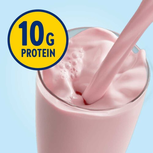 Glucerna Creamy Strawberry Ready-to-Drink Nutrition Shakes Perspective: top