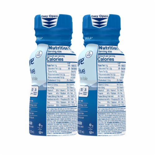 Ensure® Enlive® Milk Chocolate Ready-to-Drink Nutrition Shake Perspective: top