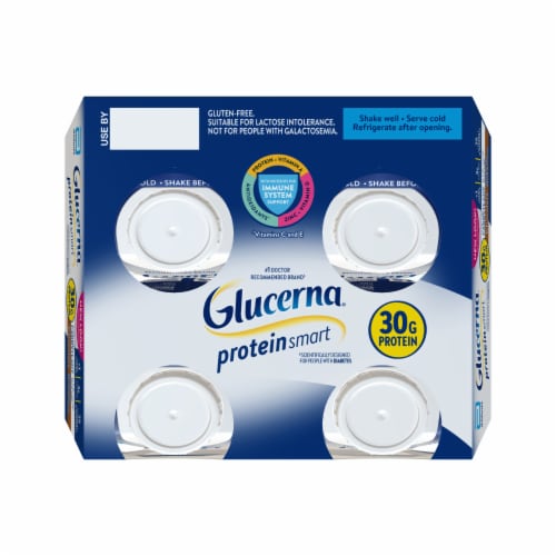Glucerna® Protein Smart Chocolate Ready to Drink Protein Shake Perspective: top