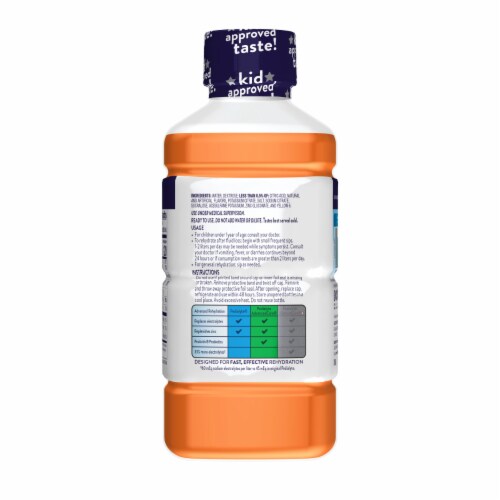 Pedialyte® Mixed Fruit Electrolyte Solution Perspective: top