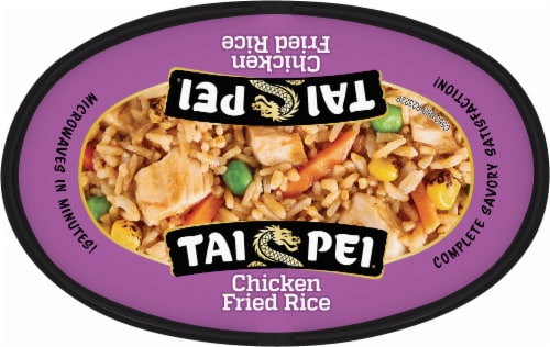 Tai Pei Chicken Fried Rice Frozen Meal Perspective: top