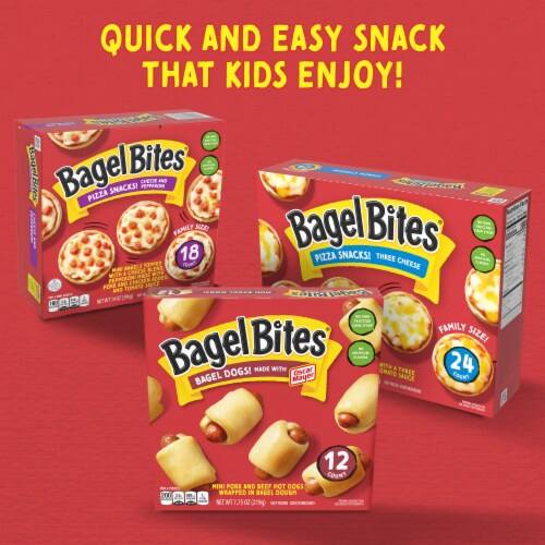 Bagel Bites Bagel Dogs Frozen Snacks Perspective: top