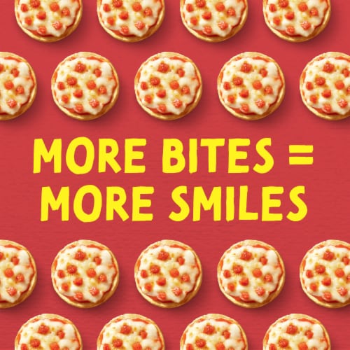 Bagel Bites Cheese & Pepperoni Mini Pizza Bagel Frozen Snacks Perspective: top