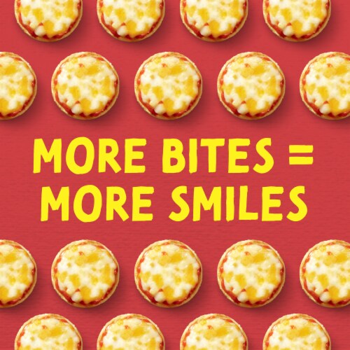 Bagel Bites Three Cheese Mini Pizza Bagel Frozen Snacks, Box Perspective: top