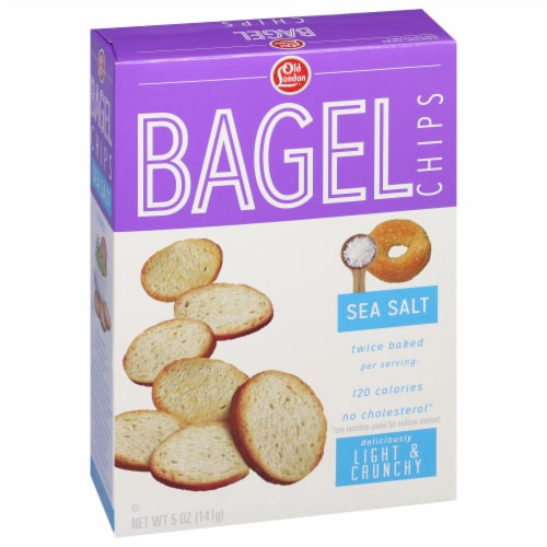 Old London Bagel Chips Sea Salt Perspective: top